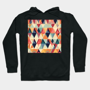 Geo Diamond: A Vibrant and Playful Fabric Pattern for Modern Fashion #3 Hoodie